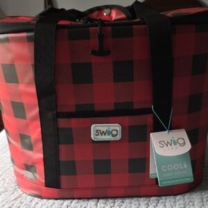 Swig Life Red and Black Cooler Bag